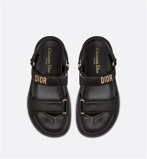 dior black strap sandals|Dior sandals women black.